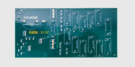 Placă de circuite din cupru cu grosime de 15OZ Uniwell Circuits